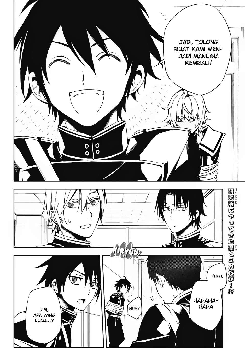 Owari no Seraph Chapter 73 - halaman 4