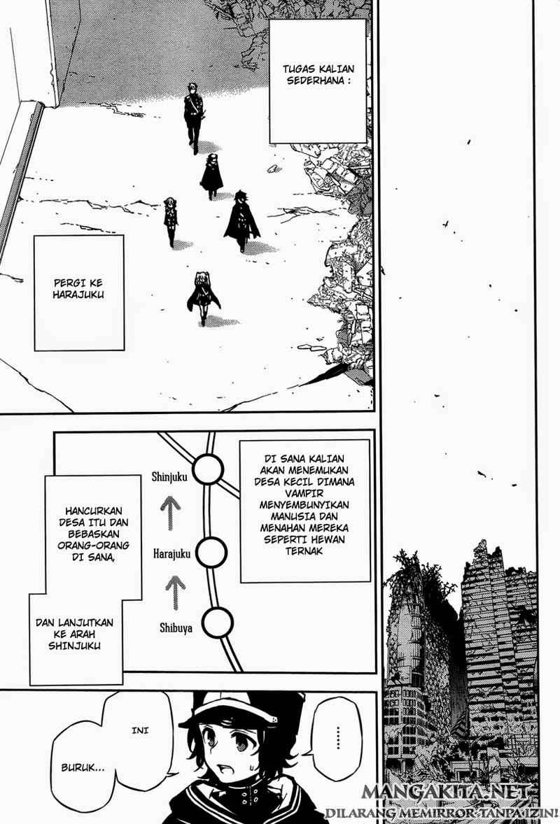 Owari no Seraph Chapter 8 - halaman 21
