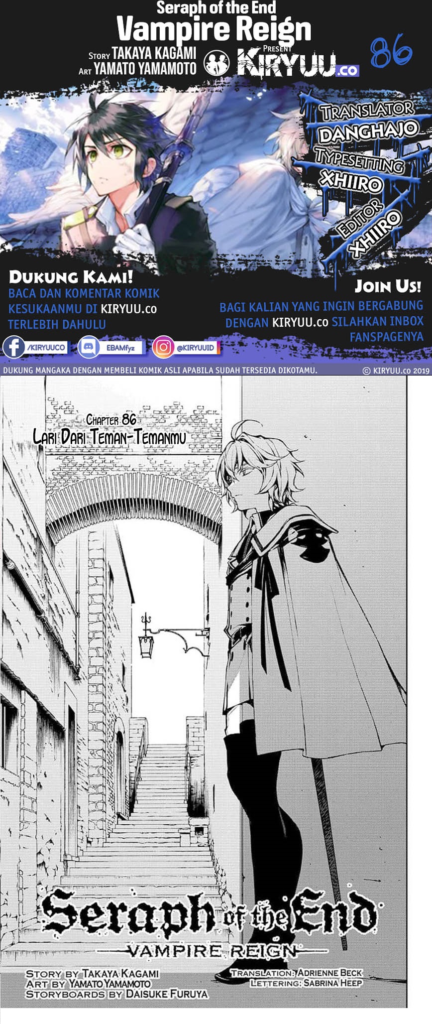 Owari no Seraph Chapter 86 - halaman 1