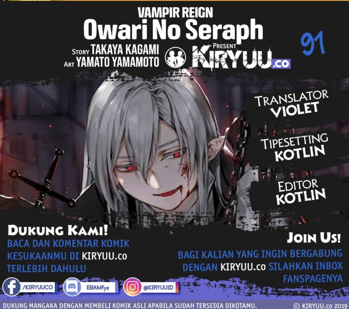 Owari no Seraph Chapter 91 - halaman 1