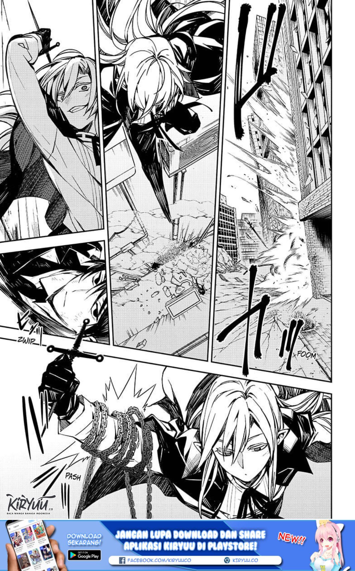 Owari no Seraph Chapter 91 - halaman 24