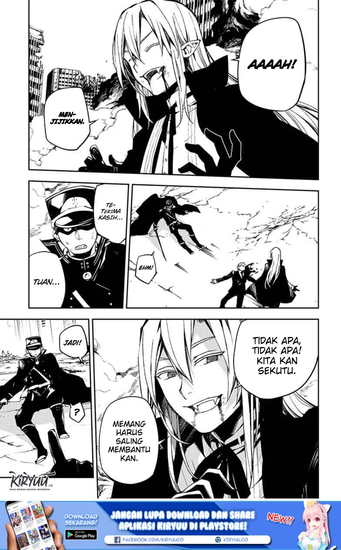 Owari no Seraph Chapter 91 - halaman 8