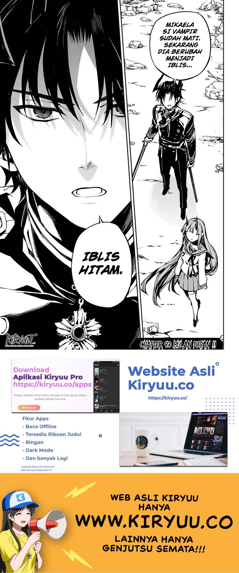 Owari no Seraph Chapter 92 - halaman 35