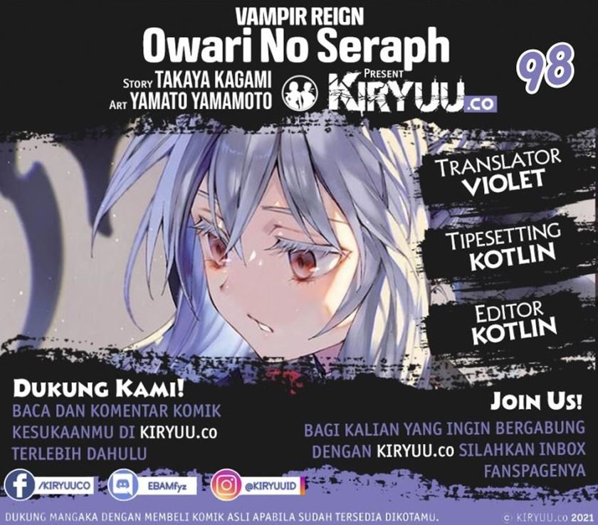 Owari no Seraph Chapter 98 - halaman 1