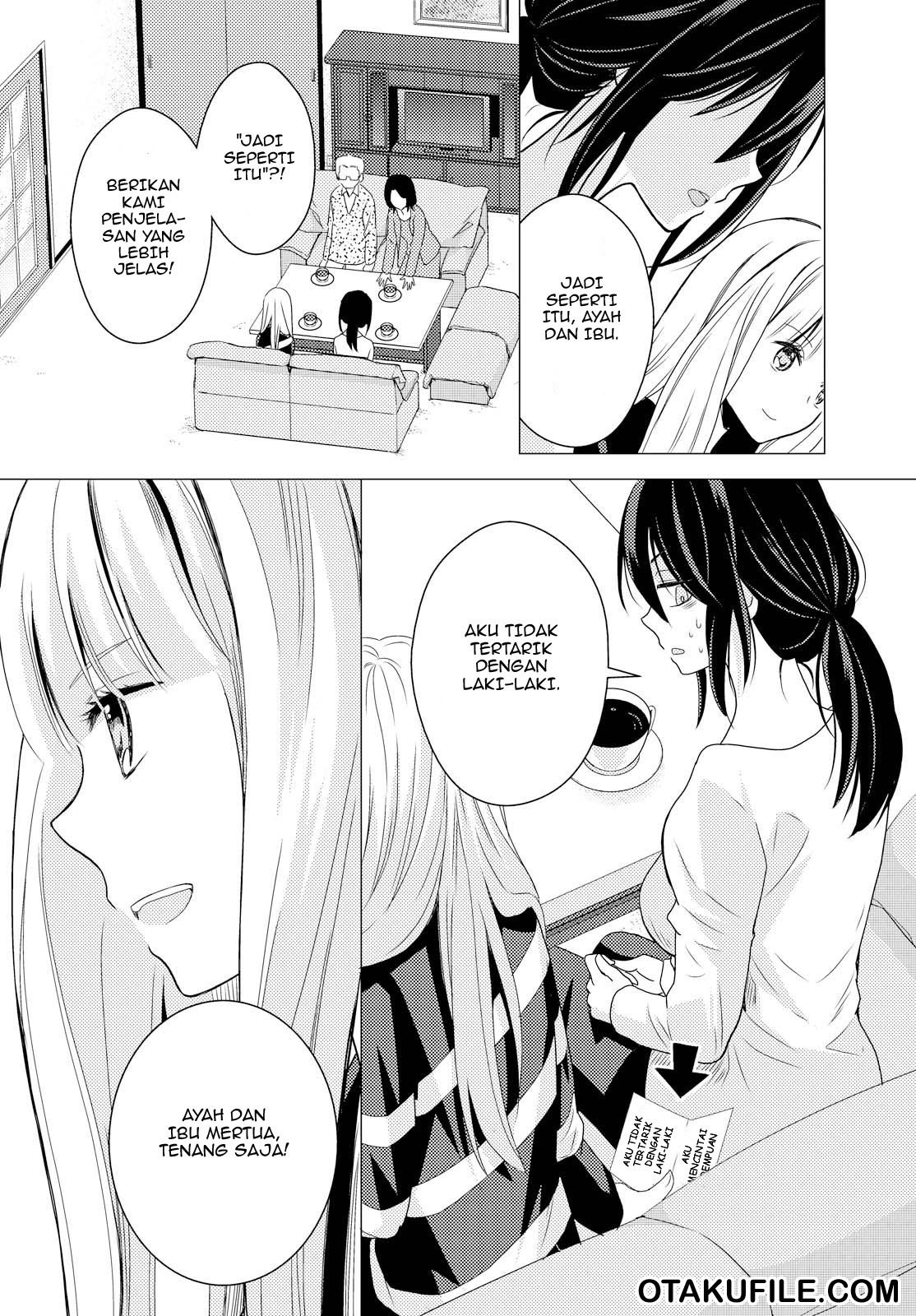 Oya ga Urusai node Kouhai (♀) to Gisou Kekkon Shitemita. Chapter 1 - halaman 10