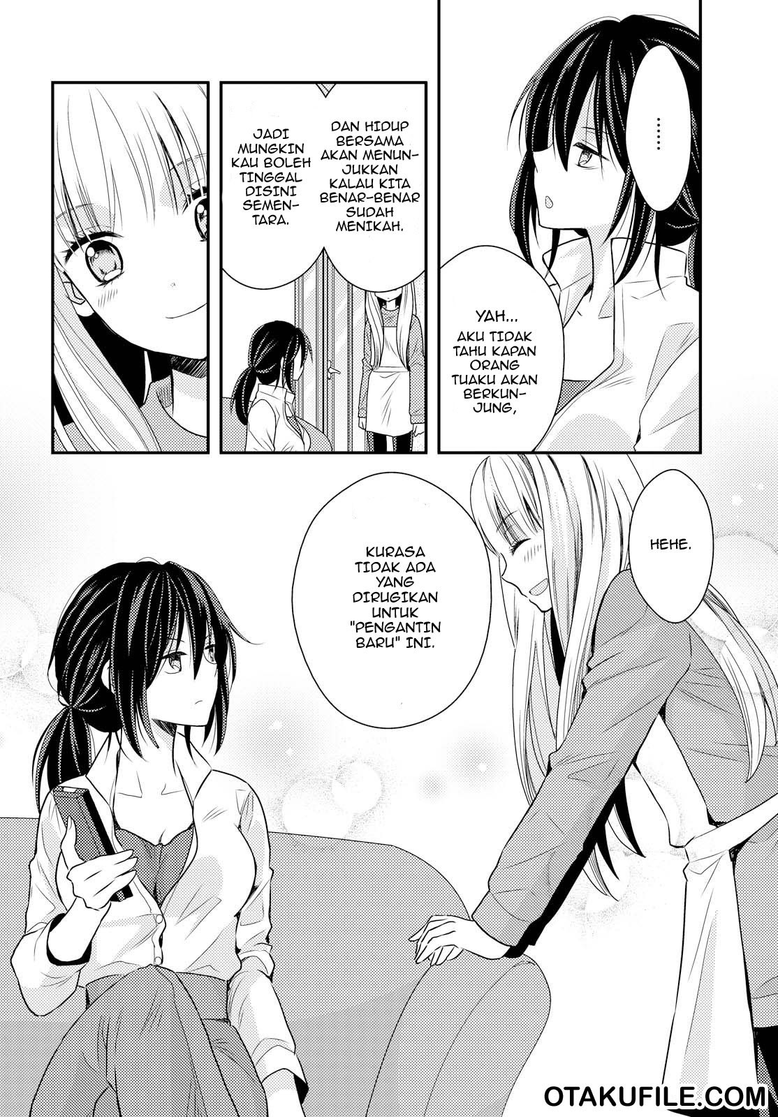 Oya ga Urusai node Kouhai (♀) to Gisou Kekkon Shitemita. Chapter 1 - halaman 18