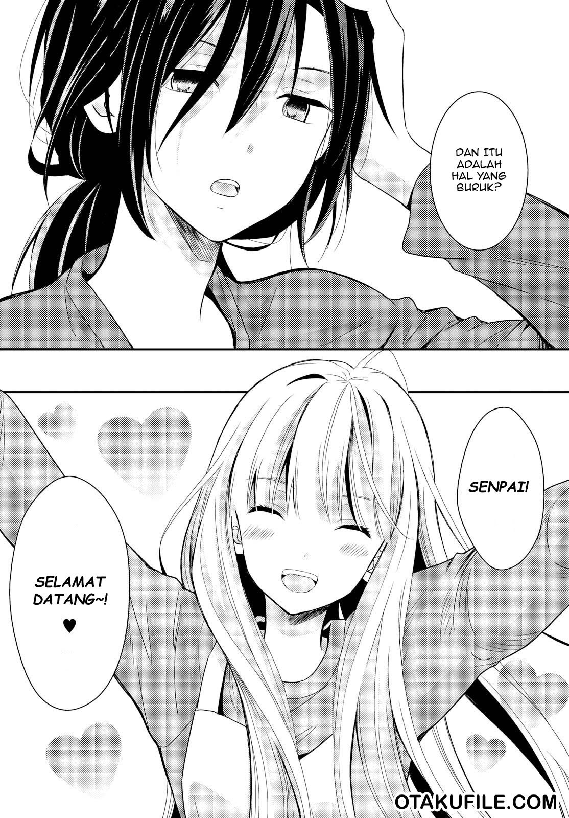 Oya ga Urusai node Kouhai (♀) to Gisou Kekkon Shitemita. Chapter 1 - halaman 3