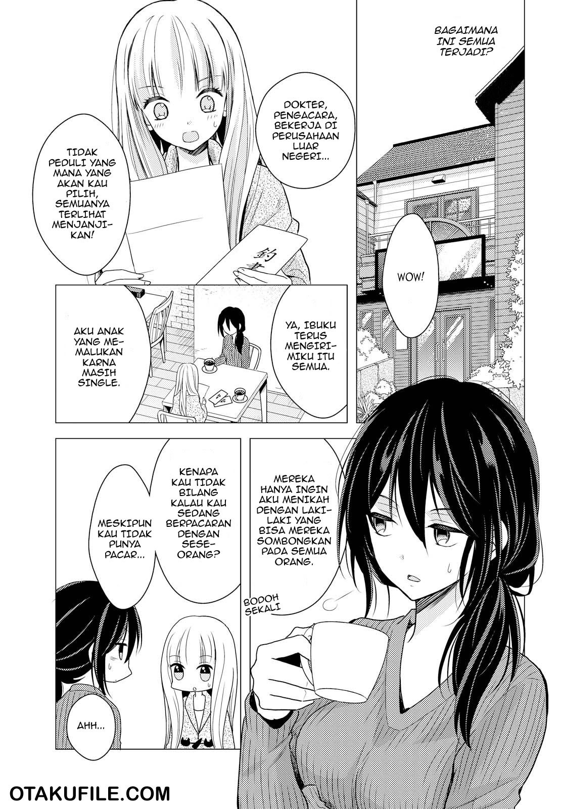 Oya ga Urusai node Kouhai (♀) to Gisou Kekkon Shitemita. Chapter 1 - halaman 5