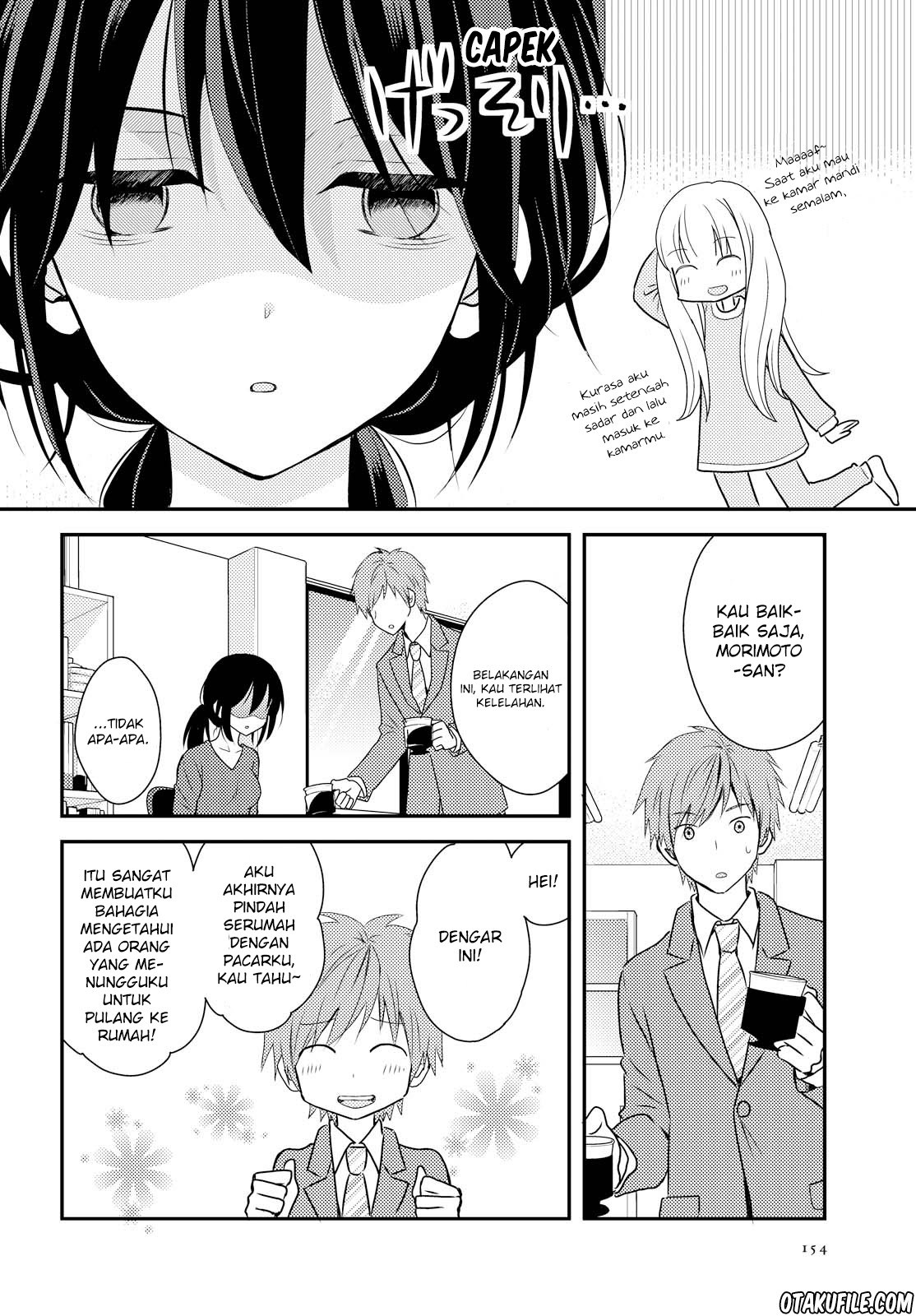 Oya ga Urusai node Kouhai (♀) to Gisou Kekkon Shitemita. Chapter 2 - halaman 3
