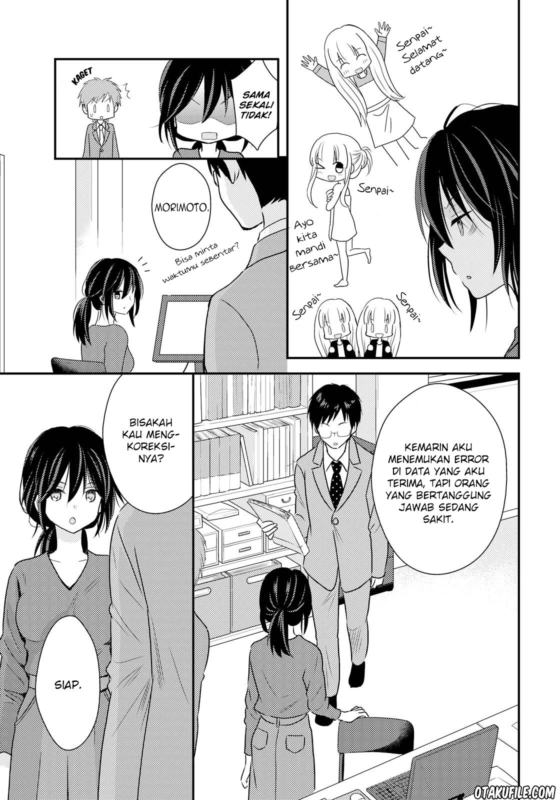 Oya ga Urusai node Kouhai (♀) to Gisou Kekkon Shitemita. Chapter 2 - halaman 4