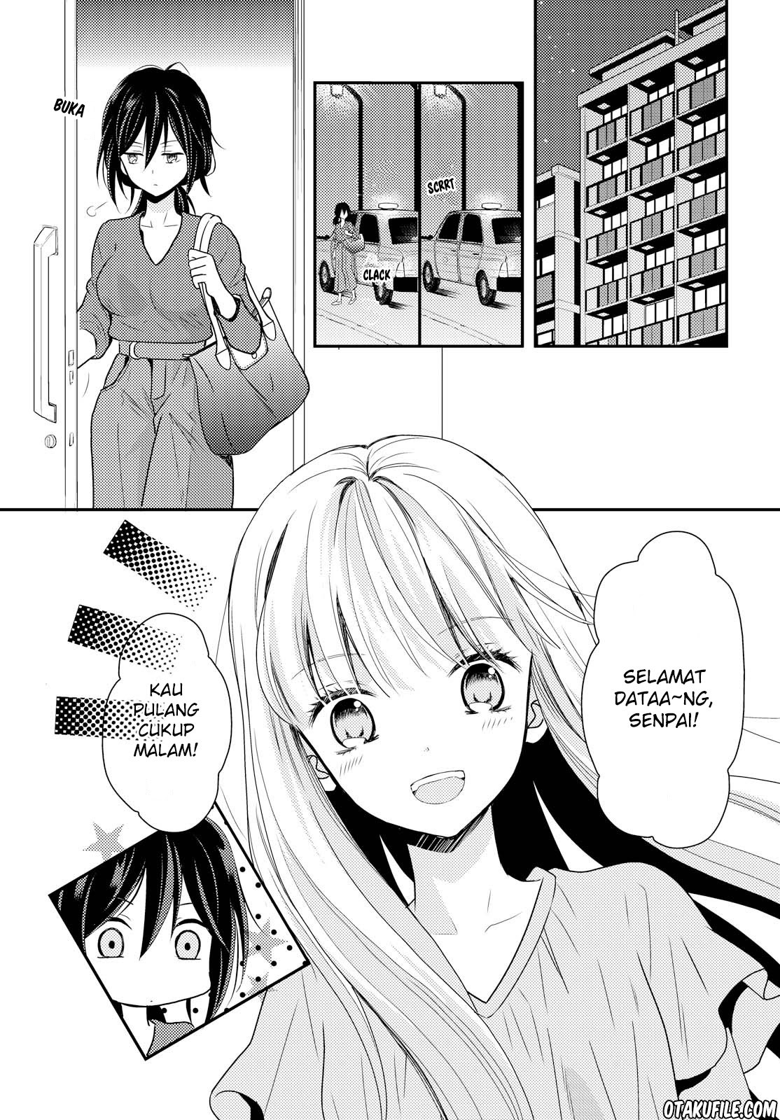 Oya ga Urusai node Kouhai (♀) to Gisou Kekkon Shitemita. Chapter 2 - halaman 8