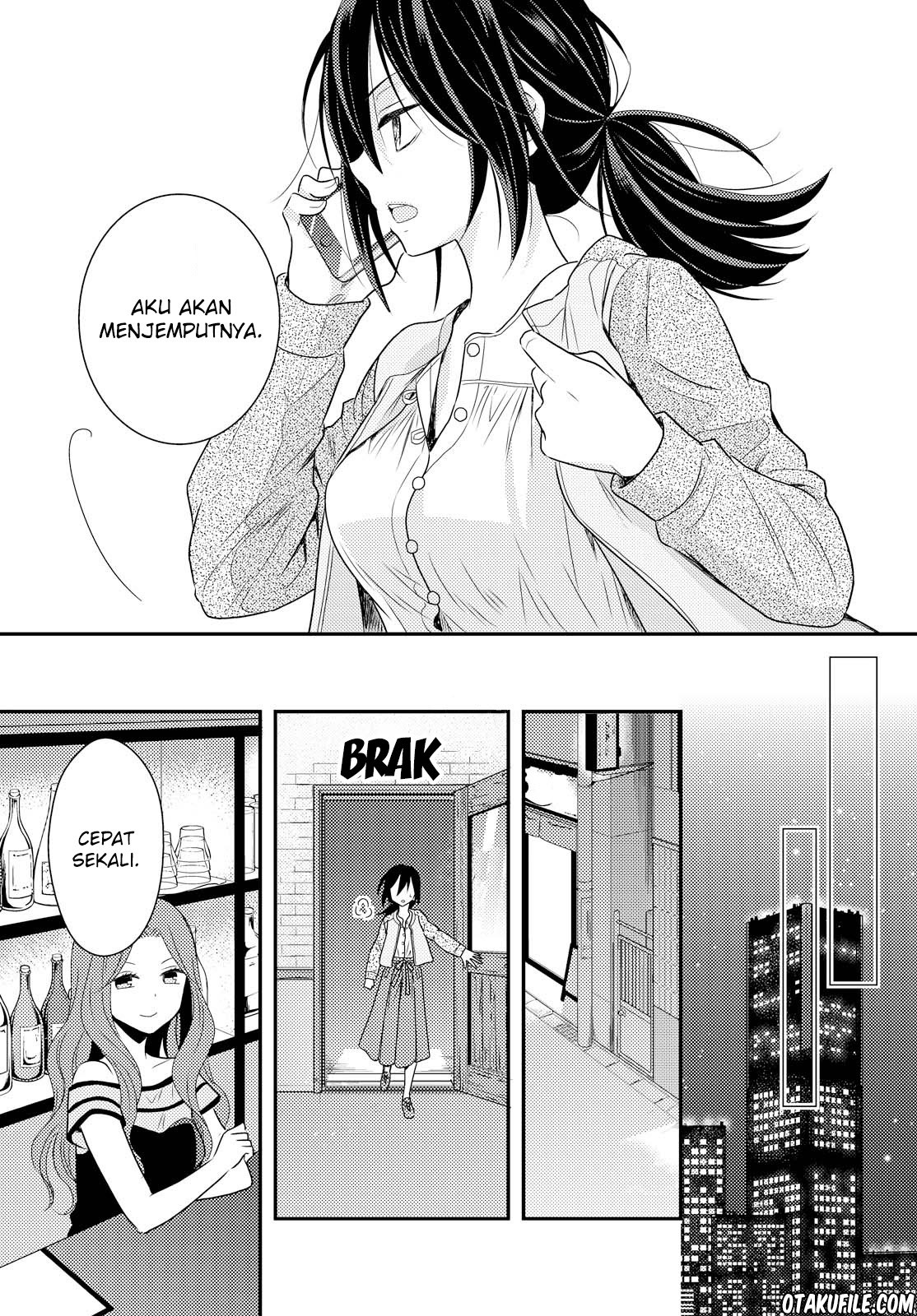 Oya ga Urusai node Kouhai (♀) to Gisou Kekkon Shitemita. Chapter 3 - halaman 21