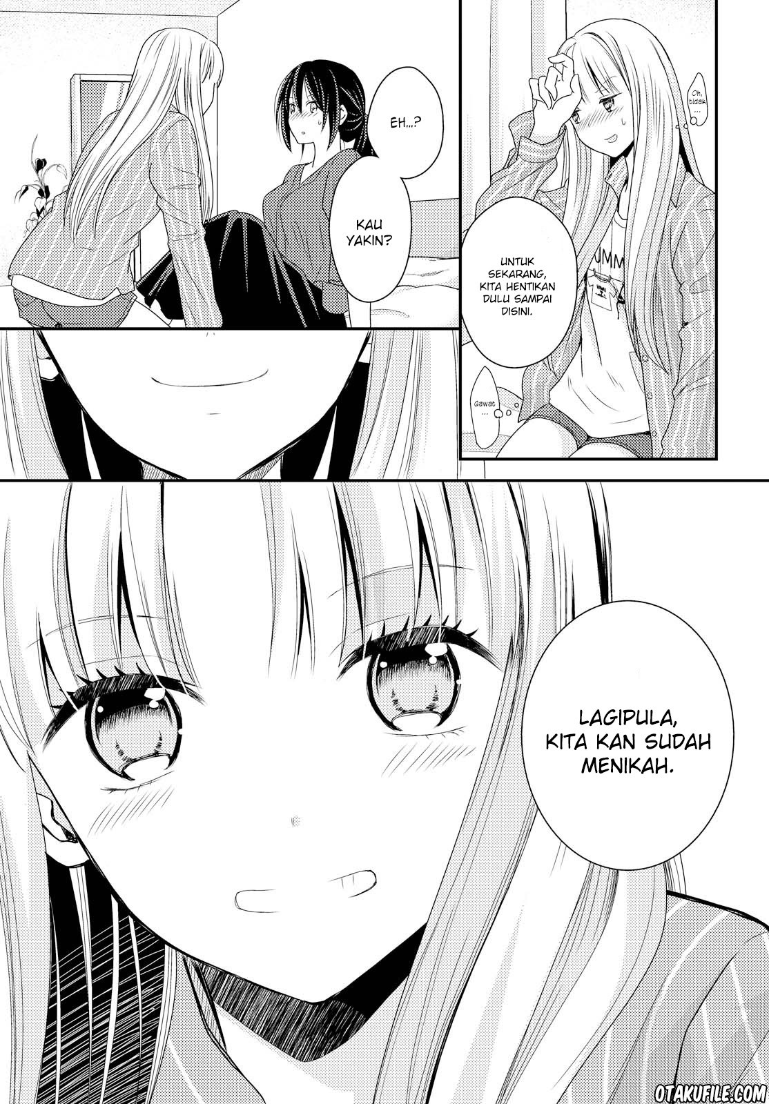 Oya ga Urusai node Kouhai (♀) to Gisou Kekkon Shitemita. Chapter 3 - halaman 41