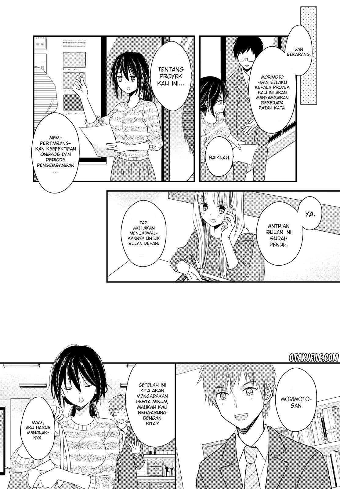 Oya ga Urusai node Kouhai (♀) to Gisou Kekkon Shitemita. Chapter 3 - halaman 43