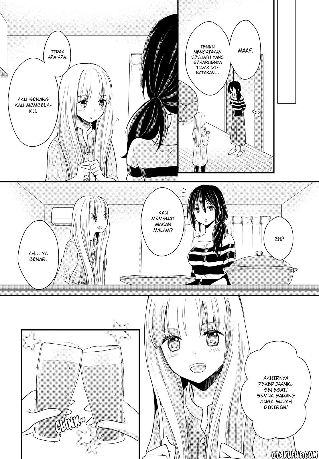 Oya ga Urusai node Kouhai (♀) to Gisou Kekkon Shitemita. Chapter 3 - halaman 8