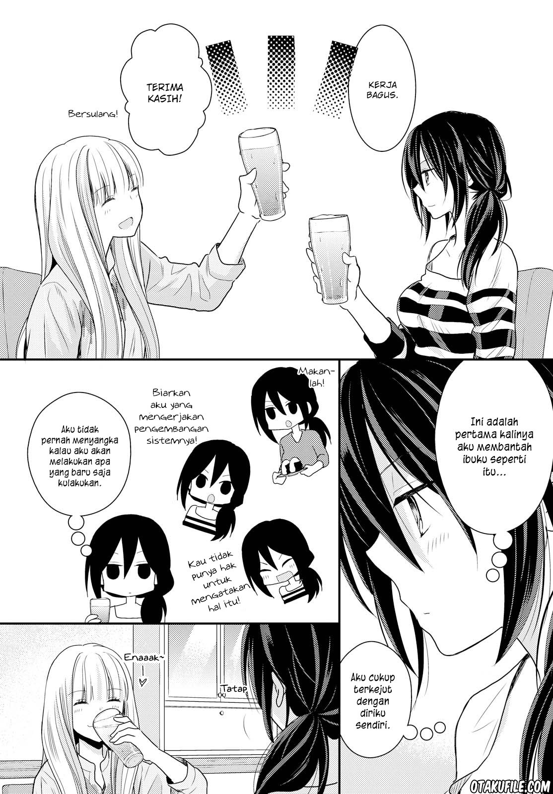 Oya ga Urusai node Kouhai (♀) to Gisou Kekkon Shitemita. Chapter 3 - halaman 9