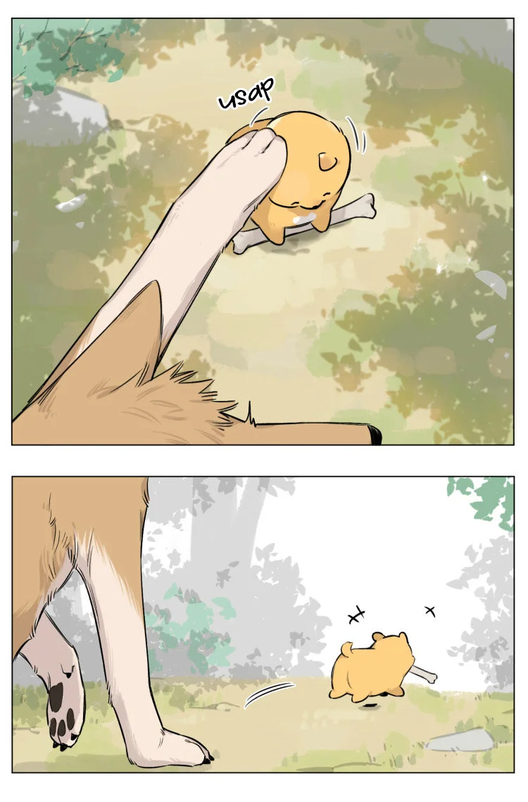 Papa Wolf and the Puppy Chapter 12 - halaman 12