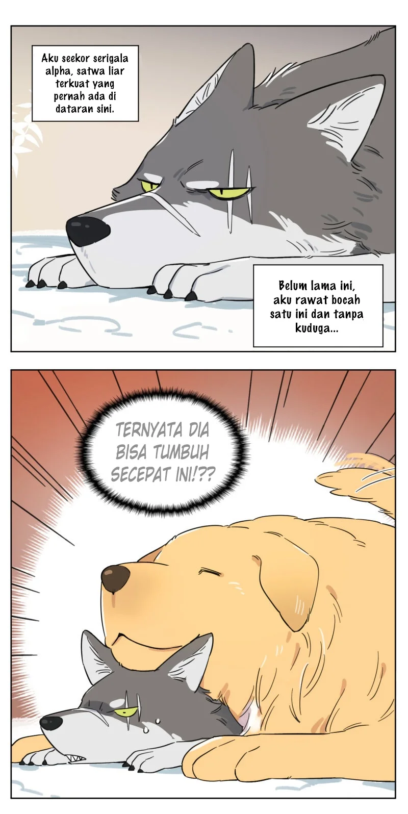 Papa Wolf and the Puppy Chapter 2 - halaman 4