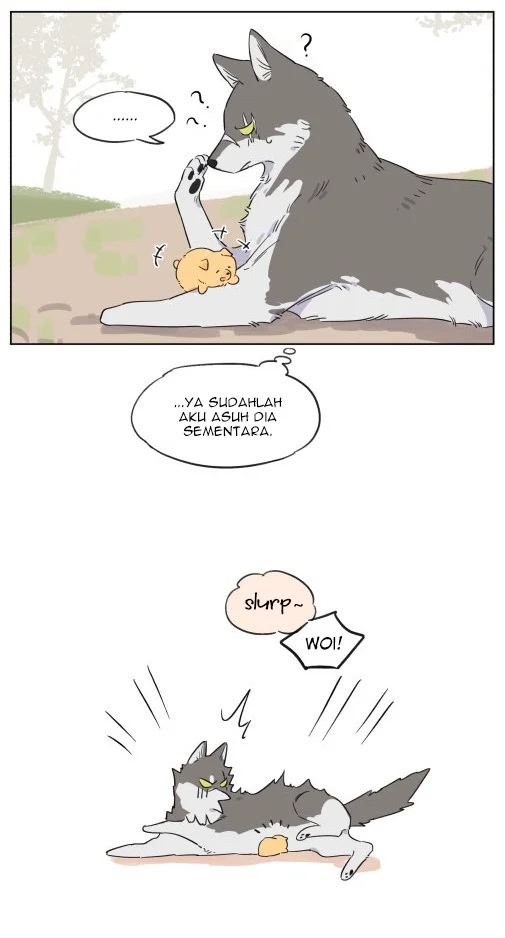 Papa Wolf and the Puppy Chapter 3 - halaman 14