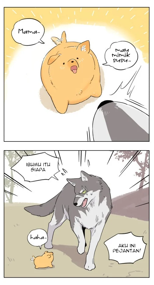 Papa Wolf and the Puppy Chapter 4 - halaman 11