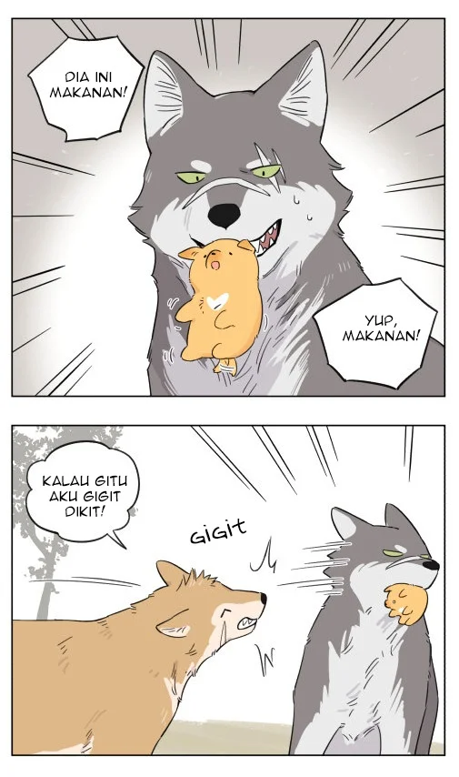 Papa Wolf and the Puppy Chapter 4 - halaman 13