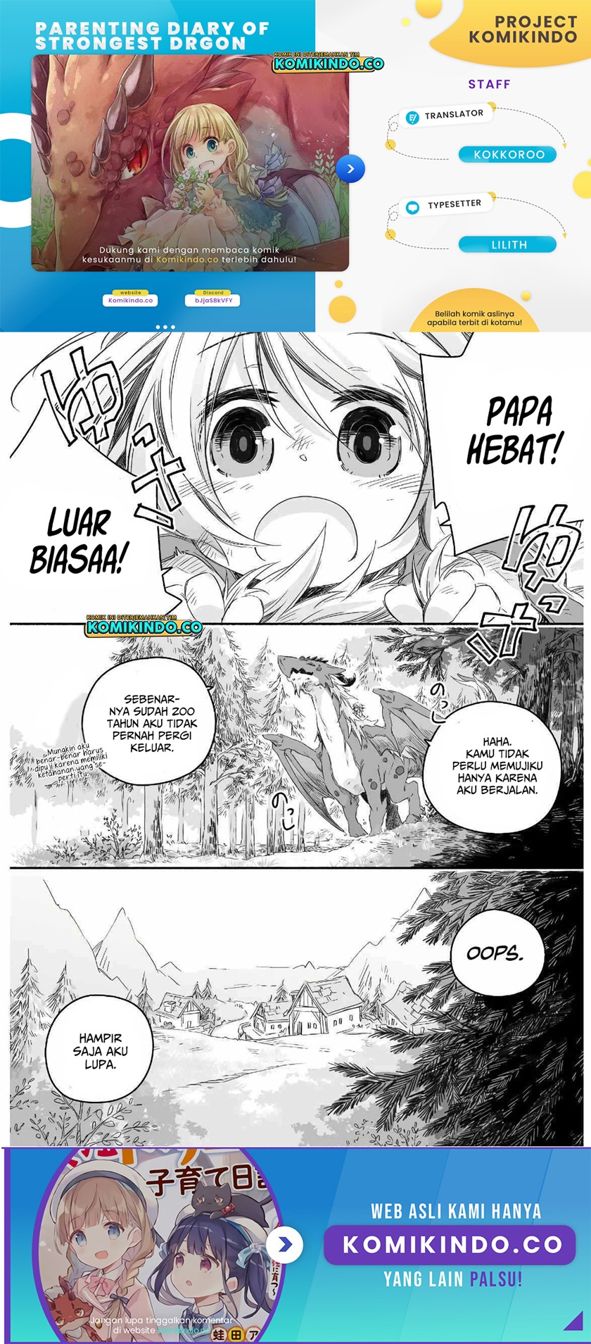 Parenting Diary Of The Strongest Dragon Who Suddenly Became A Dad Chapter 1.2 - halaman 2