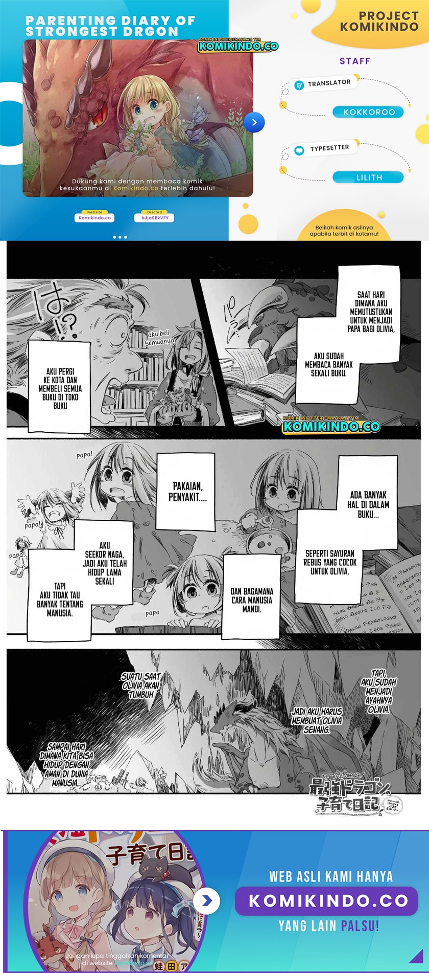 Parenting Diary Of The Strongest Dragon Who Suddenly Became A Dad Chapter 2 - halaman 1