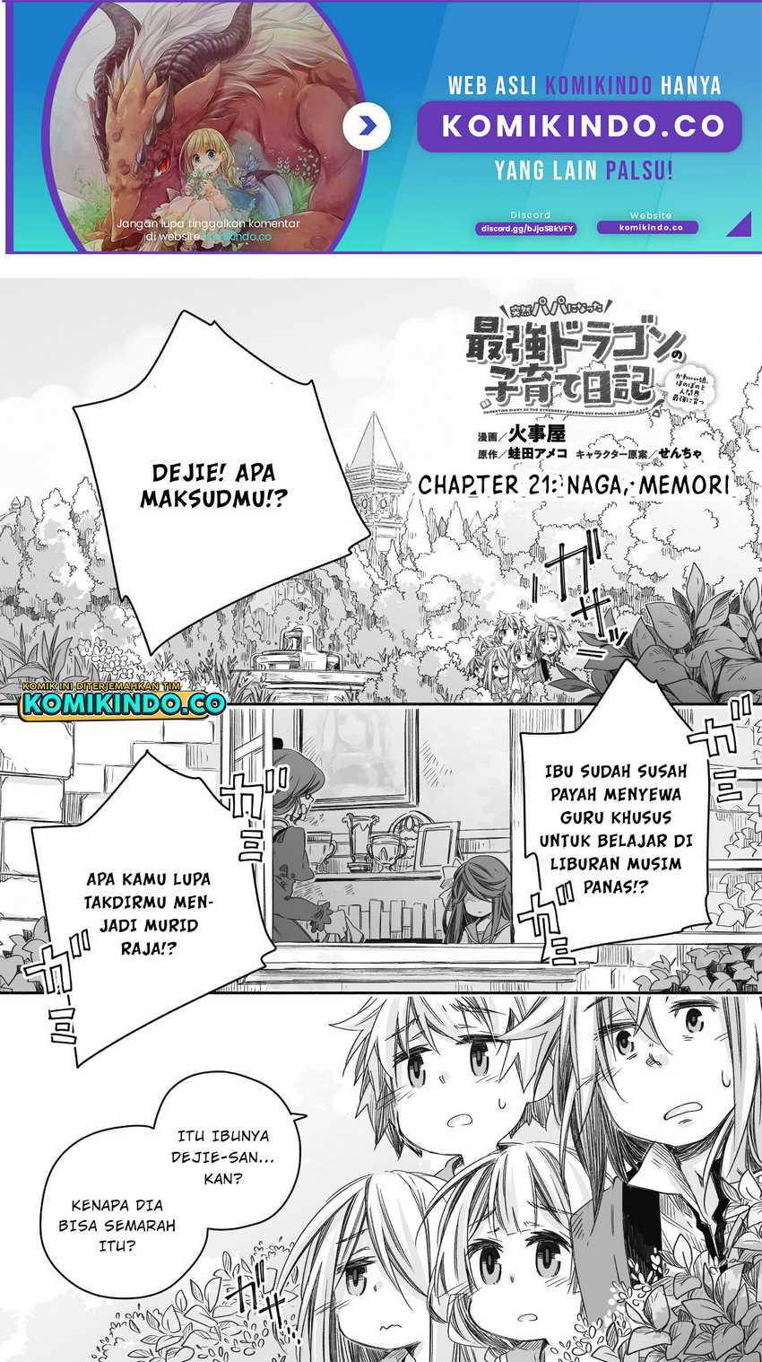 Parenting Diary Of The Strongest Dragon Who Suddenly Became A Dad Chapter 21 - halaman 2
