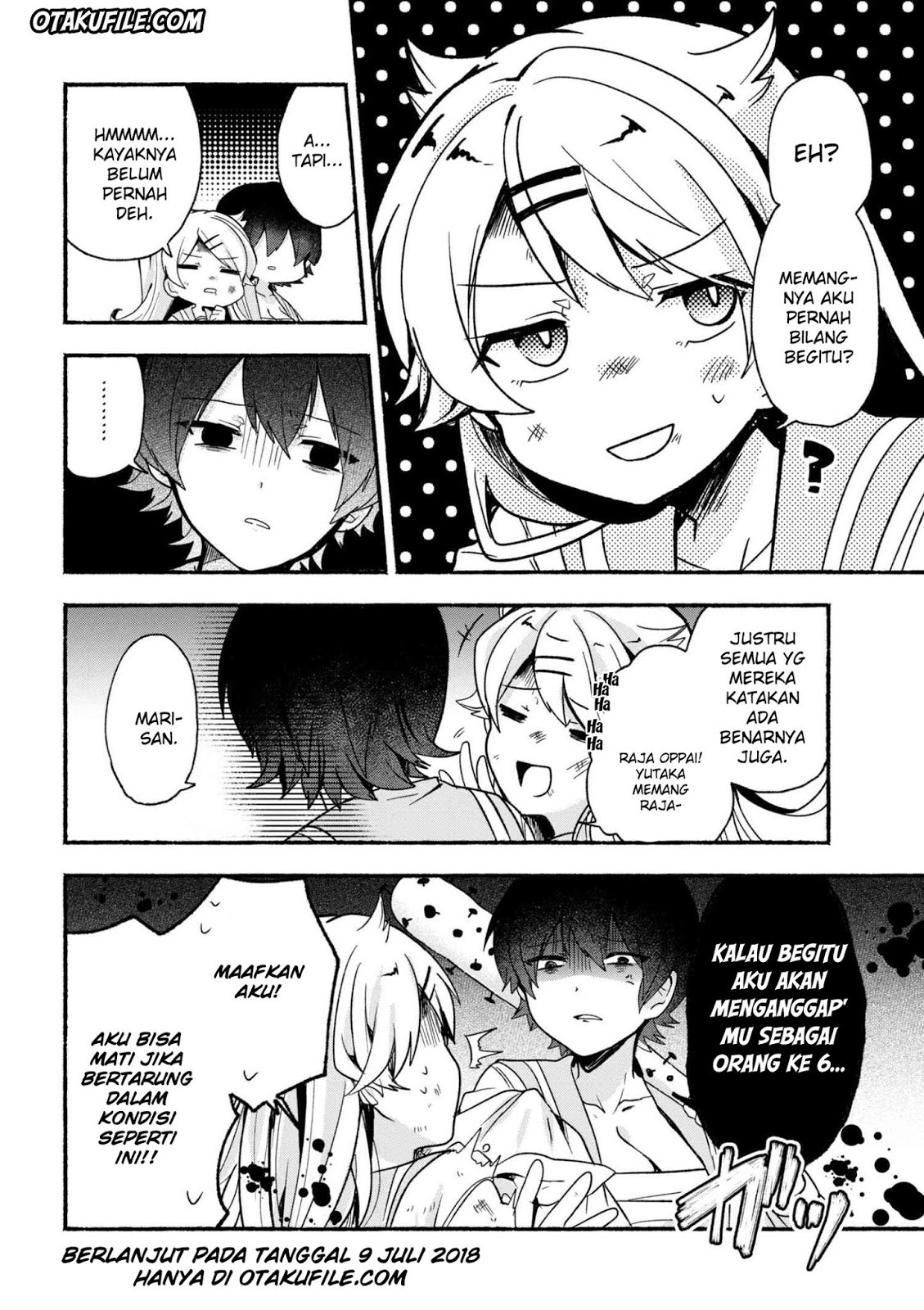 Pashiri na Boku to Koisuru Banchou-san Chapter 14 - halaman 16