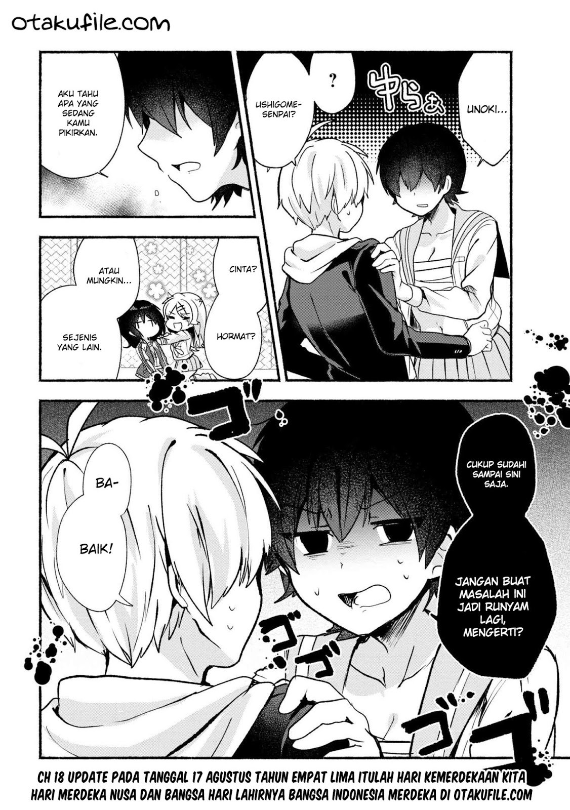 Pashiri na Boku to Koisuru Banchou-san Chapter 17 - halaman 18