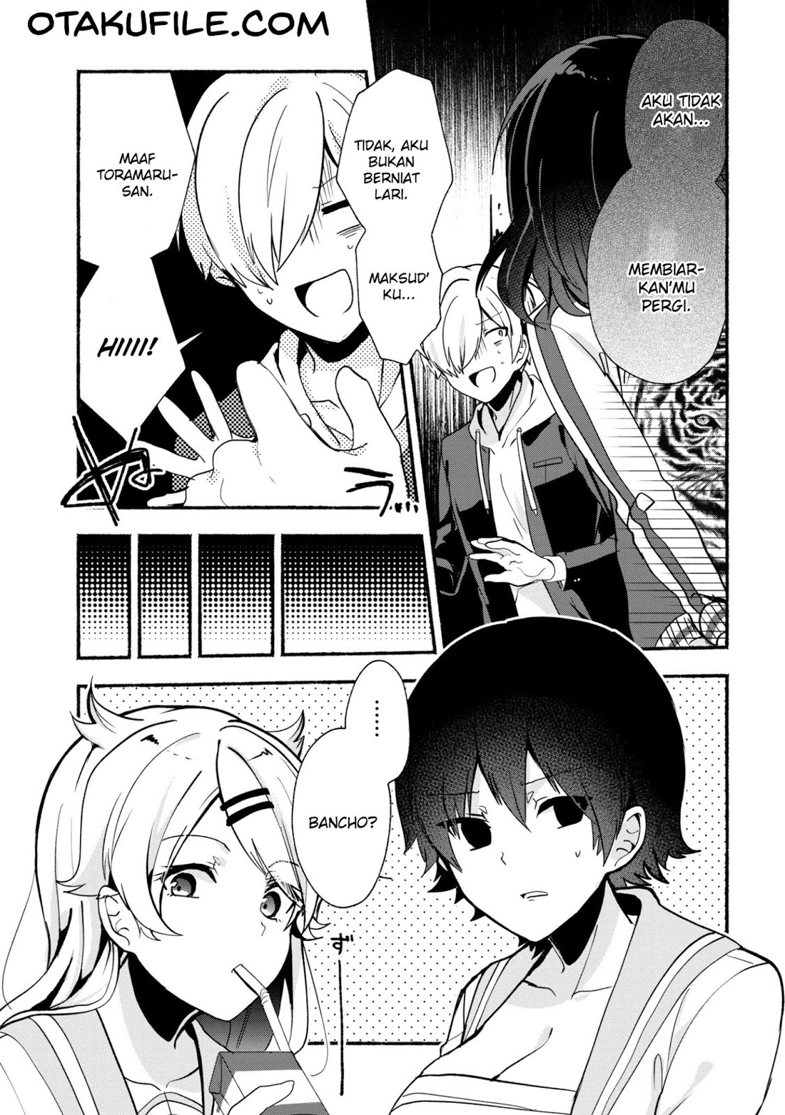 Pashiri na Boku to Koisuru Banchou-san Chapter 23 - halaman 16
