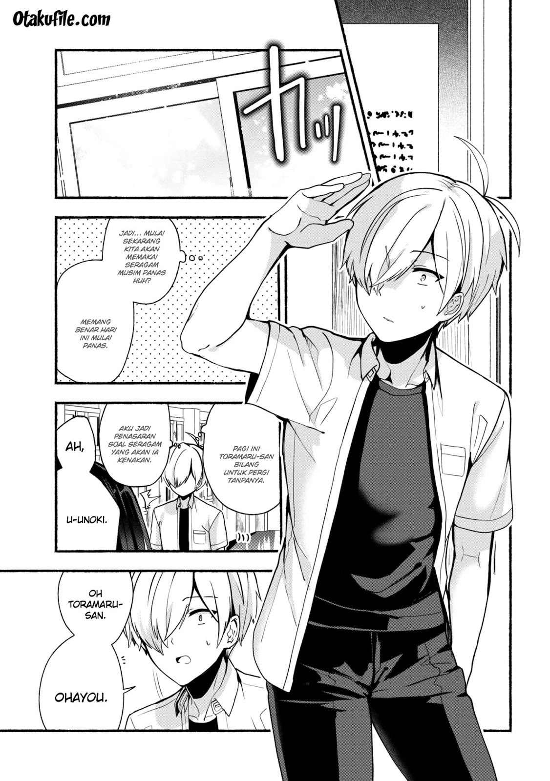 Pashiri na Boku to Koisuru Banchou-san Chapter 24 - halaman 1