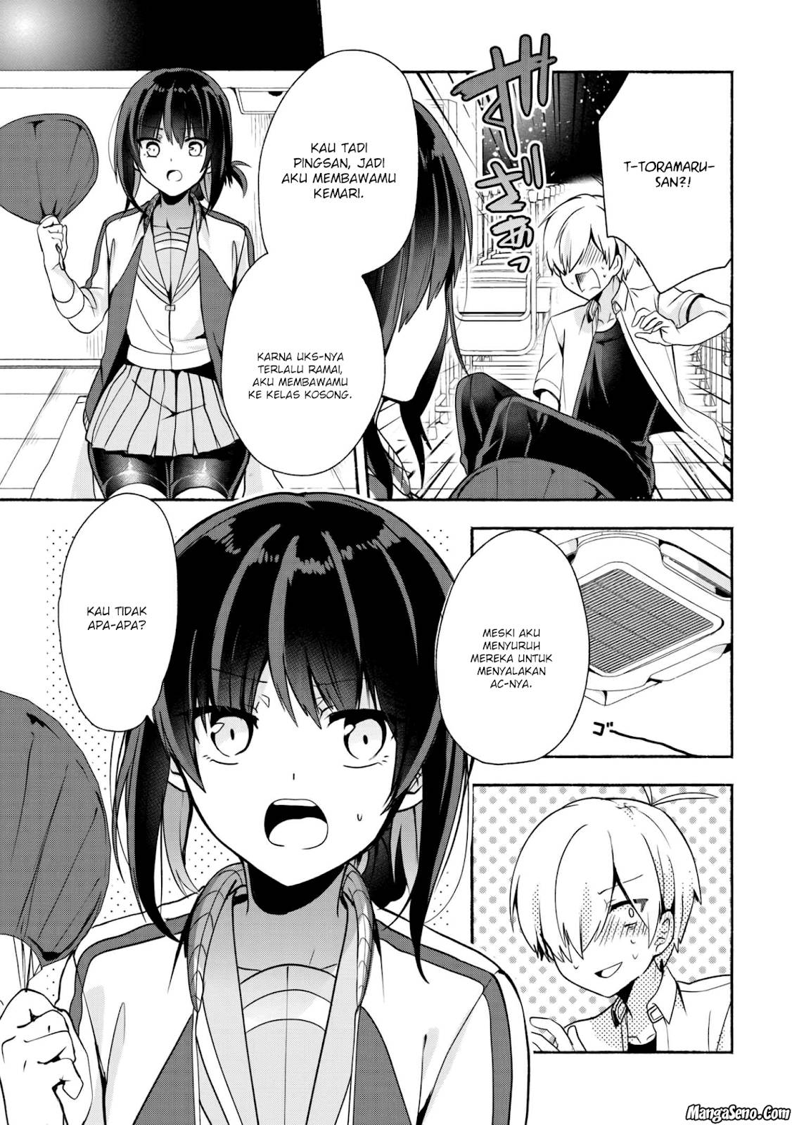Pashiri na Boku to Koisuru Banchou-san Chapter 27 - halaman 9
