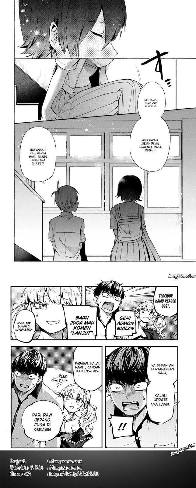 Pashiri na Boku to Koisuru Banchou-san Chapter 28 - halaman 14
