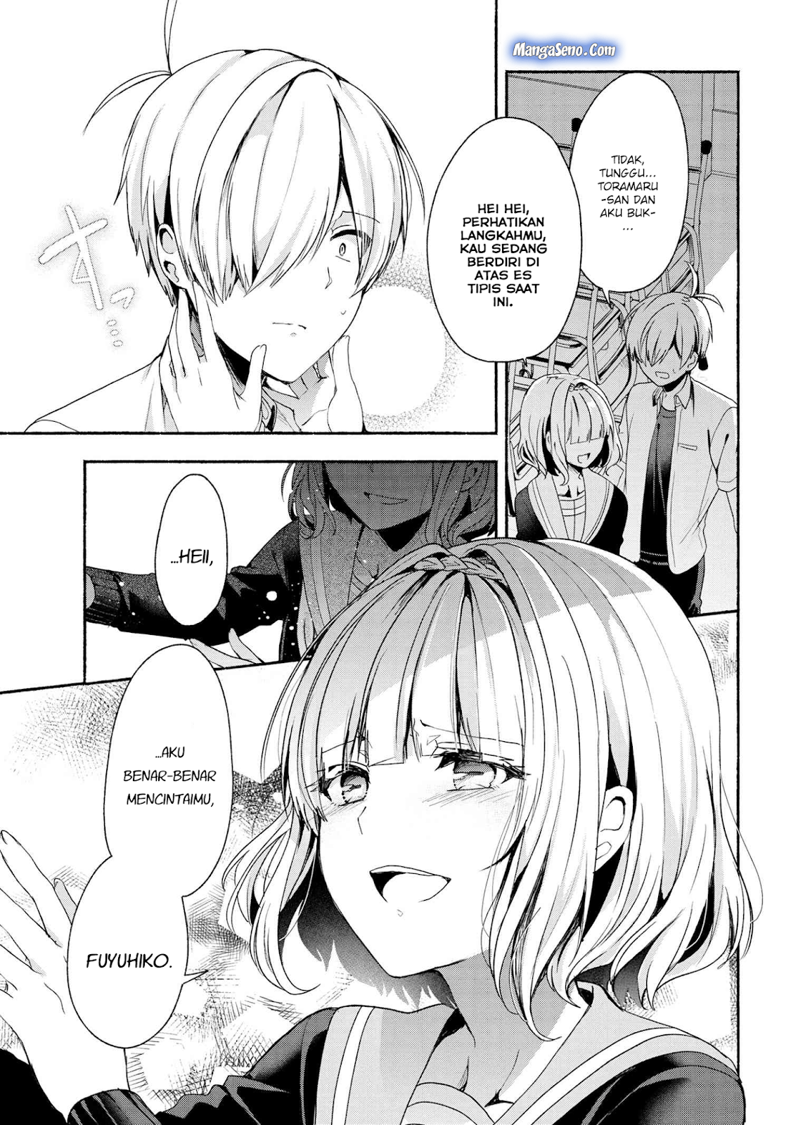 Pashiri na Boku to Koisuru Banchou-san Chapter 44 - halaman 7