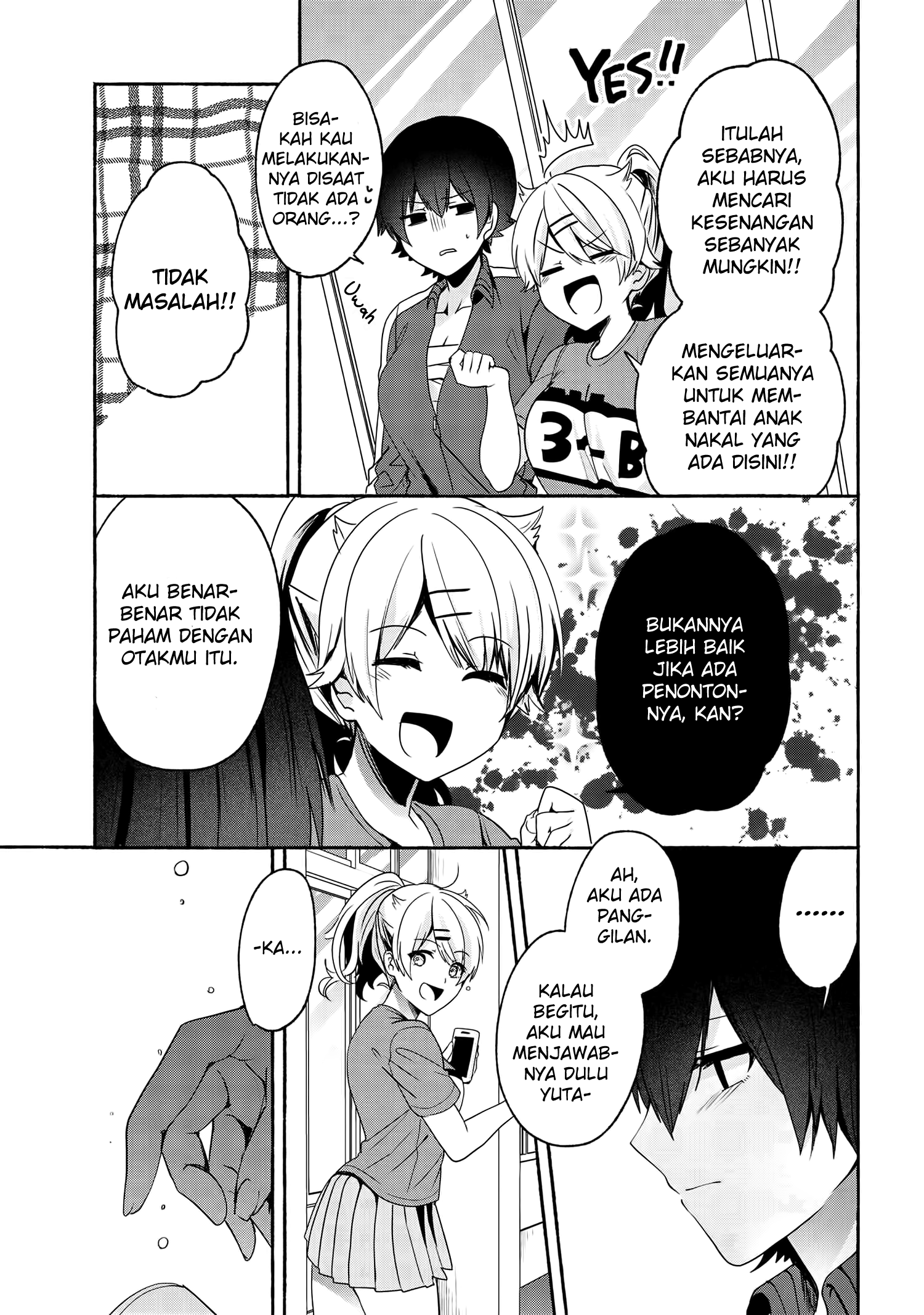 Pashiri na Boku to Koisuru Banchou-san Chapter 52 - halaman 10