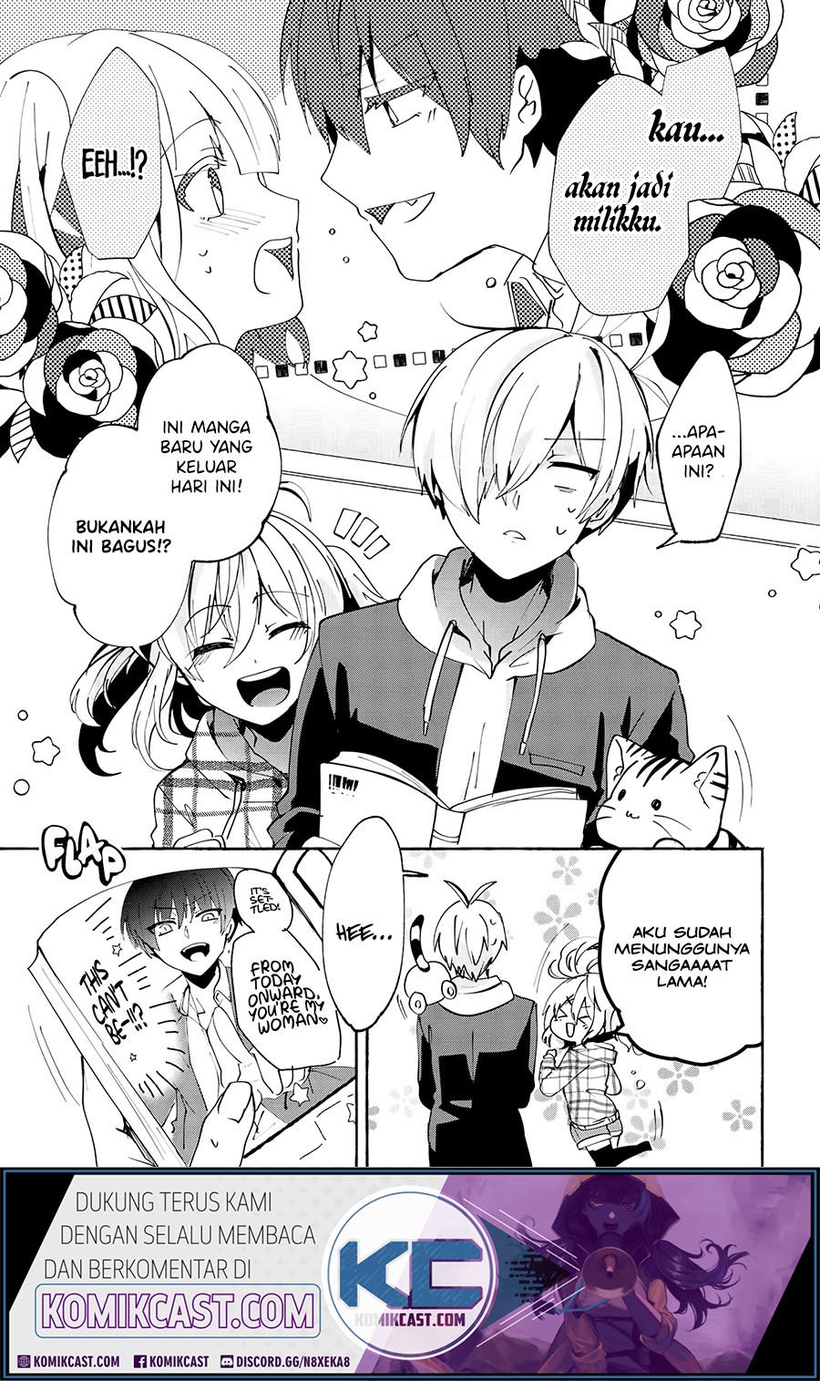 Pashiri na Boku to Koisuru Banchou-san Chapter 72 - halaman 4
