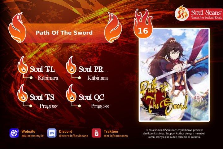 Path of the Sword Chapter 16 - halaman 1