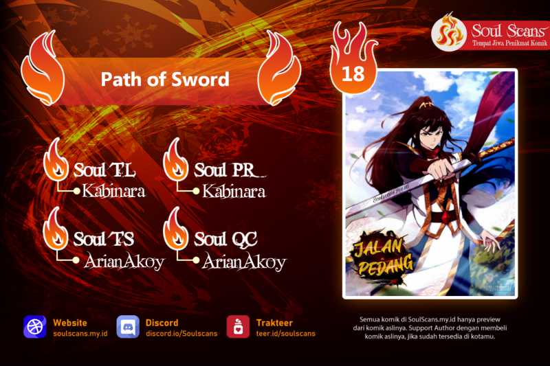 Path of the Sword Chapter 18 - halaman 1