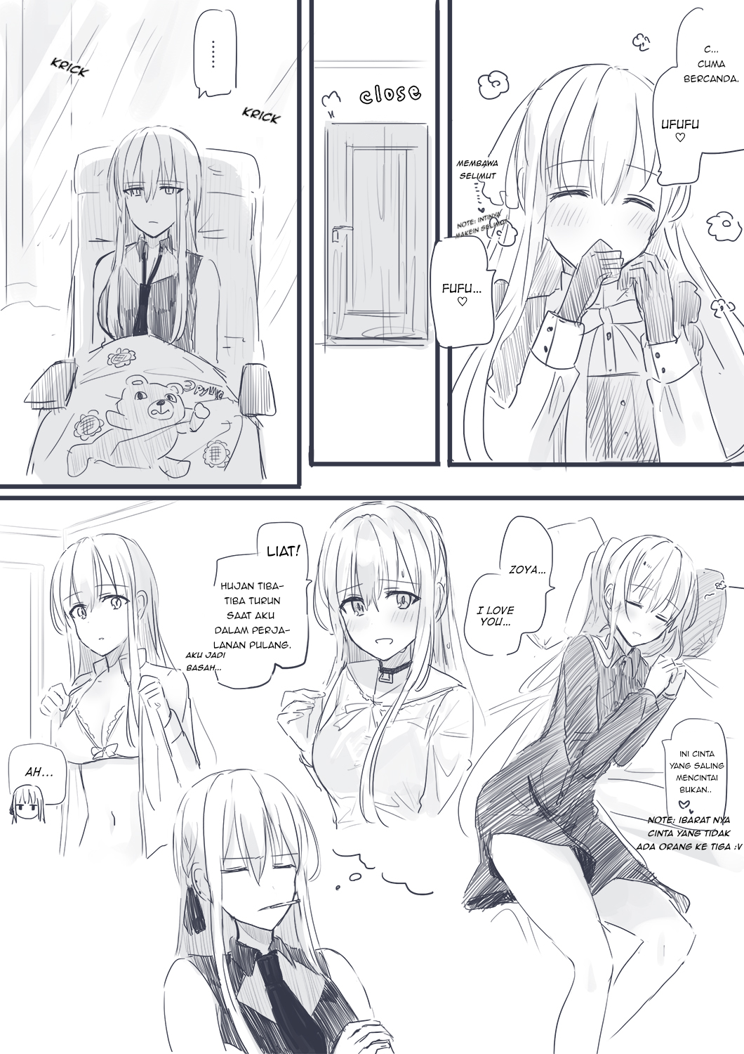 Peaceful Yuri Manga Chapter 1 - halaman 12