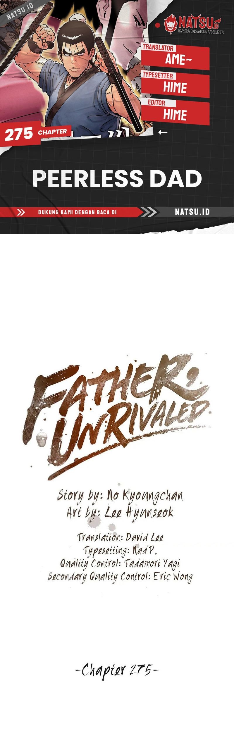 Peerless Dad Chapter 275 - halaman 1