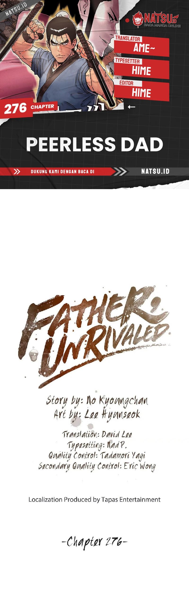 Peerless Dad Chapter 276 - halaman 1
