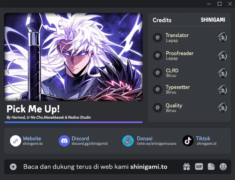Pick Me Up Chapter 208 - halaman 1