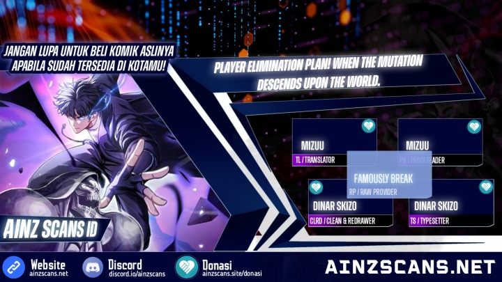 Player Elimination Plan! When the Mutation Descends Upon the World Chapter 2 - halaman 1