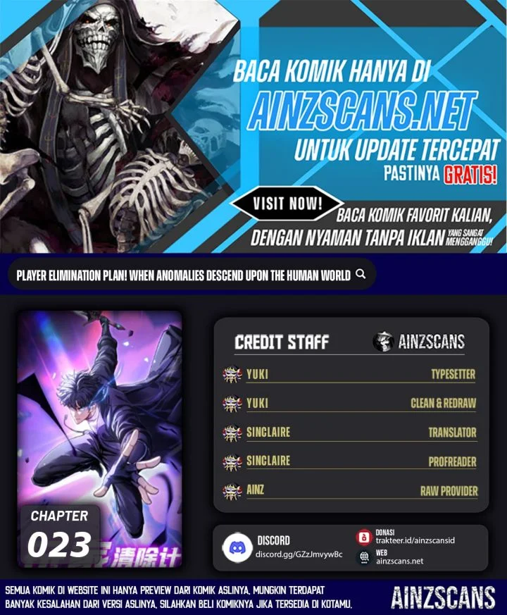 Player Elimination Plan! When the Mutation Descends Upon the World Chapter 23 - halaman 1