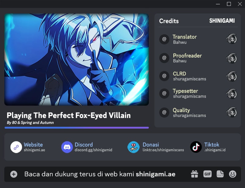 Playing the Perfect Fox-Eyed Villain Chapter 13 - halaman 1