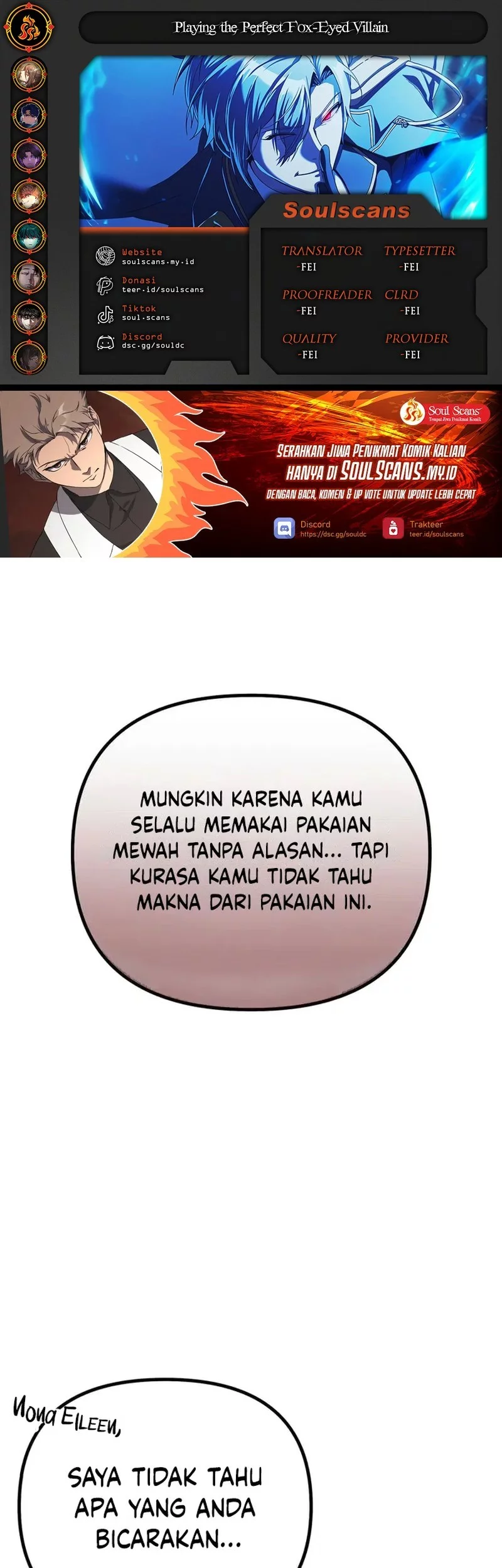 Playing the Perfect Fox-Eyed Villain Chapter 34 - halaman 1