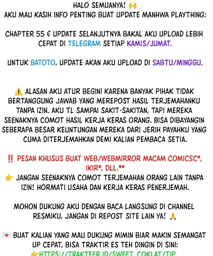 Plaything Chapter 55.5 - halaman 165