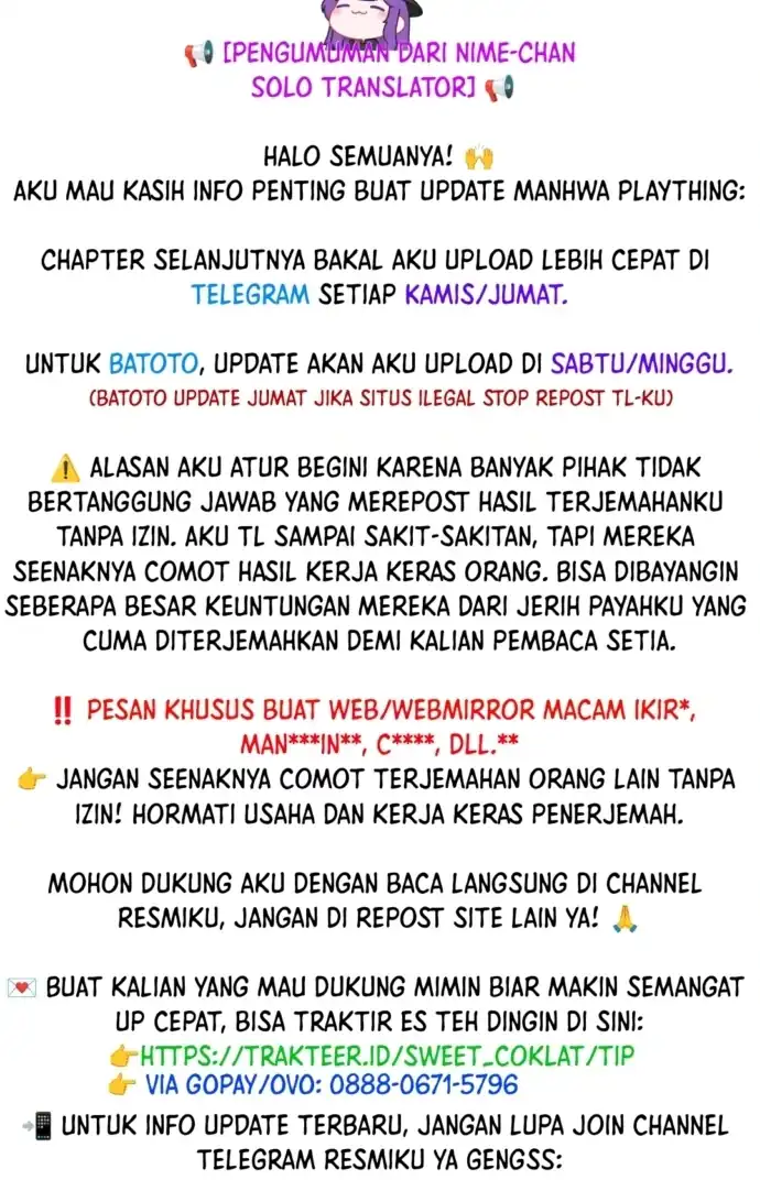 Plaything Chapter 59 - halaman 214