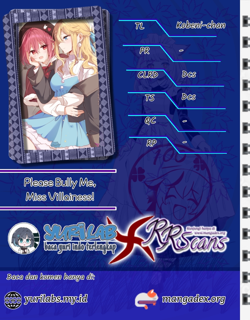 Please Bully Me, Miss Villainess! Chapter 112 - halaman 1